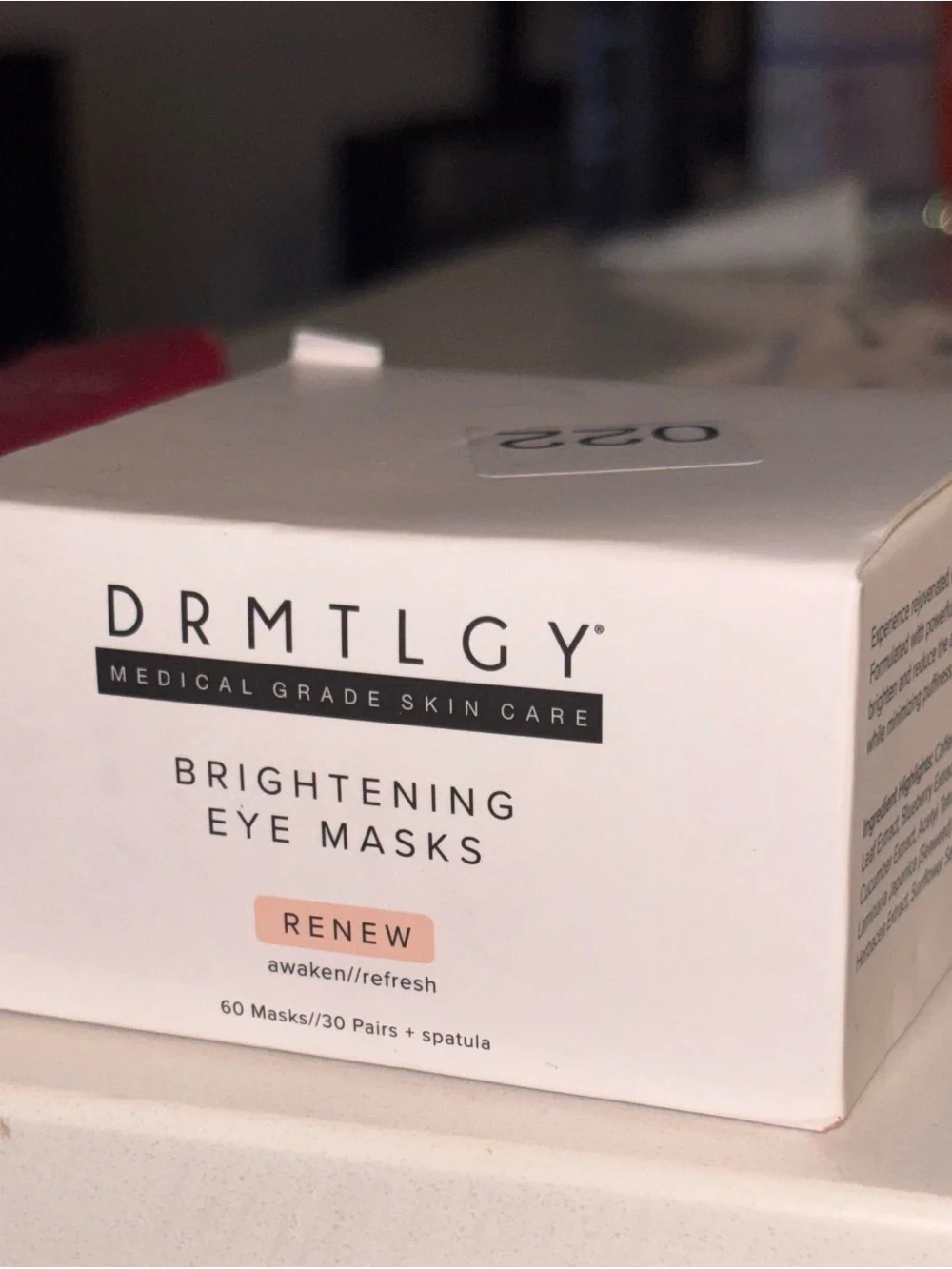 DRNTLGY Brightening Eye Mask